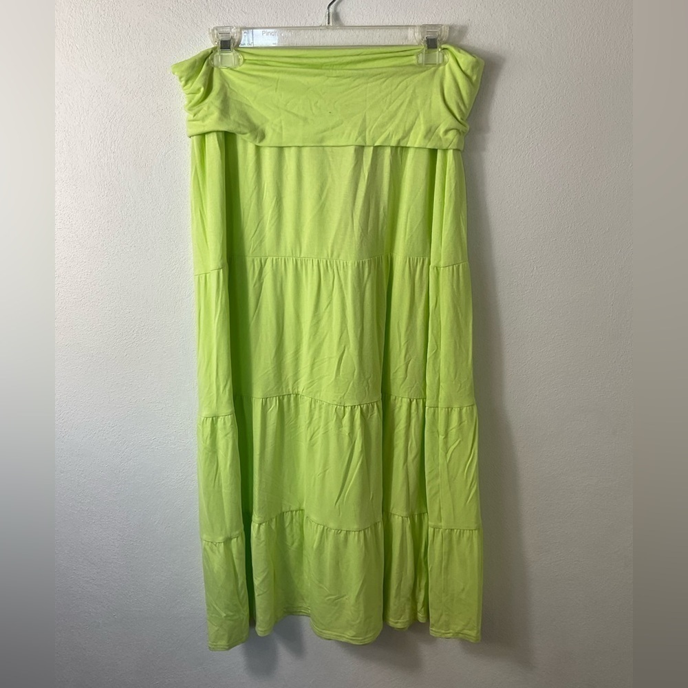 Chico’s Layla Lime Skirt Sz‎ 1
